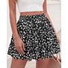 image:imageBTFBM Summer Skirts for Women 2026 Floral High Waist Shorts Underneath Boho Tiered Flowy Tennis Skorts Casual Mini SkirtFloral Black White