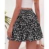 image:imageBTFBM Summer Skirts for Women 2026 Floral High Waist Shorts Underneath Boho Tiered Flowy Tennis Skorts Casual Mini SkirtFloral Black White