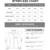 image:imageBTFBM Button Down Shirts for Women Floral Long Sleeve Lightweight Chiffon Blouses Spring Business Casual Work Tops 2026Floral White Blue