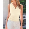 image:imageBTFBM Cowl Neck Tops for Women 2026 Sleeveless Going Out Business Casual Tank Top Spring Summer Outfits Fashion ClothingApricot