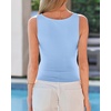 image:imageBTFBM Cowl Neck Tops for Women 2026 Sleeveless Going Out Business Casual Tank Top Spring Summer Outfits Fashion ClothingLight Blue