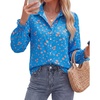Floral Blue Orange