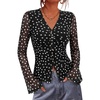 Polka Dot Black White