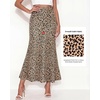 image:imageBTFBM Midi Skirts for Women 2026 Summer Spring Lightweight A Line High Waisted Wedding Guest Party Silk Long SkirtLeopard Print