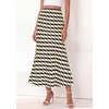 image:imageBTFBM Midi Skirts for Women 2026 Summer Spring Lightweight A Line High Waisted Wedding Guest Party Silk Long SkirtWave Black Apricot