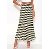 image:imageBTFBM Midi Skirts for Women 2026 Summer Spring Lightweight A Line High Waisted Wedding Guest Party Silk Long SkirtWave Black Apricot