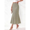 image:imageBTFBM Midi Skirts for Women 2026 Summer Spring Lightweight A Line High Waisted Wedding Guest Party Silk Long SkirtWave Black Apricot