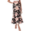 Floral Black Pink