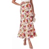 Floral White Multicolored