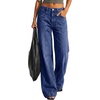 image:imageBTFBM Straight Leg Jeans for Women Stretchy Curve Appeal Pants  Front Seam Little Flare Bootcut Jean High Waisted Denim Pockets Travel Airport Outfits 2026 Trendy Fall Fashion ClothingDark Blue