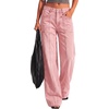 image:imageBTFBM Straight Leg Jeans for Women Stretchy Curve Appeal Pants  Front Seam Little Flare Bootcut Jean High Waisted Denim Pockets Travel Airport Outfits 2026 Trendy Fall Fashion ClothingPink
