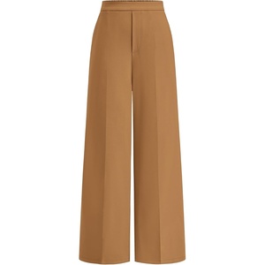 image:imageBTFBM Womens Dress Pants 2026 Fall Wide Leg High Waisted Palazzo Pants Business Casual Work Trousers Slacks PocketsKhaki