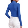 image:imageBTFBM Mock Tops for Women Fitted Long Sleeve Shirts Fall Fashion Clothing Thermal Layering Undershirts Going Out OutfitsRoyal Blue