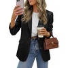 image:imageBTFBM Satin Long Sleeve Blazers for Women 2026  Work Office Suit Jackets with PocketsBusiness Casual OutfitsFall WinterBlack