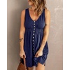 image:imageBTFBM Summer Dresses for Women 2026 Spring Clothes Sleeveless Crewneck Beach Vacation Outfits Mini Flowy Sun DressButtons Navy