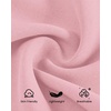 image:imageBTFBM Womens Fall Tops Ruffle Blouses Dressy Casual  Double Ruffled Collar V Neck Long Sleeve Shirts Lightweight Fashion Clothing 2026 Trendy Daily Business Office Work ClothesPink