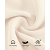 image:imageBTFBM Womens Fall Tops Ruffle Blouses Dressy Casual  Double Ruffled Collar V Neck Long Sleeve Shirts Lightweight Fashion Clothing 2026 Trendy Daily Business Office Work ClothesApricot