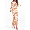 image:imageBTFBM Womens Maxi Dresses Fall 2026 Cocktail Dress  Long SleeveBodyconFloral Wedding Guest DressesConcert OutfitsFloral Khaki