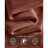 image:imageBTFBM Womens Long Sleeve Sweaters Crew Neck Basic Tops  Business Casual TopLightweight Knit Pullover SweaterBasic Travel OutfitsLadies ShirtsFall Fashion Winter Layer ClothesLight Brown