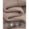 image:imageBTFBM Womens Long Sleeve Sweaters Mock Neck Tops  Lightweight Knit Pullover SweaterBasic Classic Daily Wear 2026 Fall FashionWinter Layer ClothesBusiness Casual OutfitsCamel
