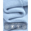 image:imageBTFBM Womens Long Sleeve Sweaters Mock Neck Tops  Lightweight Knit Pullover SweaterBasic Classic Daily Wear 2026 Fall FashionWinter Layer ClothesBusiness Casual OutfitsBlue