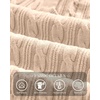 image:imageBTFBM Womens Sweaters Cable Knit V Neck Long Sleeve Tops  Lightweight Ribbed Fitted PulloverY2K Going Out TopBasic Tunic Daily Wear Fall 2026Dressy Work Business Casual OutfitsLight Khaki