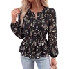 Floral Black Multicolored