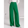image:imageBTFBM Wide Leg Dress Pants Women Business Casual Outfits  Elastic High Waisted Palazzo Pants Button Zip Up Closure Pleated Office Work Trousers With Pockets Fall Fashion 2026Green
