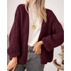 image:imageBTFBM Cardigan Sweaters for Women Fall Fashion Clothes 2026Burgundy