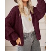 image:imageBTFBM Cardigan Sweaters for Women Fall Fashion Clothes 2026Burgundy