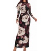 image:imageBTFBM Cocktail Dresses for Women Fall Fashion 2026Floral Black Apricot