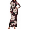 image:imageBTFBM Cocktail Dresses for Women Fall Fashion 2026Floral Black Apricot