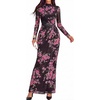 image:imageBTFBM Cocktail Dresses for Women Fall Fashion 2026Floral Black Pink