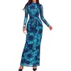 image:imageBTFBM Cocktail Dresses for Women Fall Fashion 2026Floral Blue Green