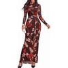image:imageBTFBM Cocktail Dresses for Women Fall Fashion 2026Floral Brown
