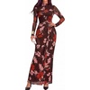 image:imageBTFBM Cocktail Dresses for Women Fall Fashion 2026Floral Brown