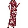 image:imageBTFBM Cocktail Dresses for Women Fall Fashion 2026Floral Burgundy White