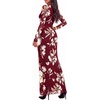 image:imageBTFBM Cocktail Dresses for Women Fall Fashion 2026Floral Burgundy White