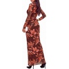 image:imageBTFBM Cocktail Dresses for Women Fall Fashion 2026Floral Red Brown
