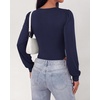 image:imageBTFBM Long Puff Sleeve Bodysuits for Women 2026Navy Blue