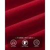 image:imageBTFBM Long Puff Sleeve Bodysuits for Women 2026Red