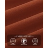 image:imageBTFBM Long Puff Sleeve Bodysuits for Women 2026Red Brown
