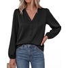 image:imageBTFBM Satin Blouses for Women Dressy Casual Button Down ShirtsBlack