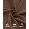 image:imageBTFBM Satin Blouses for Women Dressy Casual Button Down ShirtsBrown