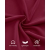 image:imageBTFBM Satin Blouses for Women Dressy Casual Button Down ShirtsBurgundy