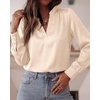 image:imageBTFBM Satin Blouses for Women Dressy CasualBeige