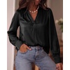 image:imageBTFBM Satin Blouses for Women Dressy CasualBlack