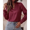 image:imageBTFBM Satin Blouses for Women Dressy CasualBurgundy