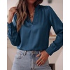 image:imageBTFBM Satin Blouses for Women Dressy CasualDark Blue