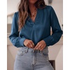 image:imageBTFBM Satin Blouses for Women Dressy CasualDark Blue
